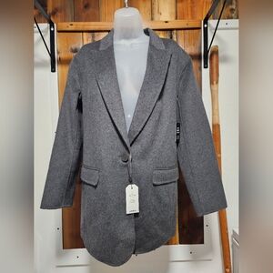 Express Gray Blazer